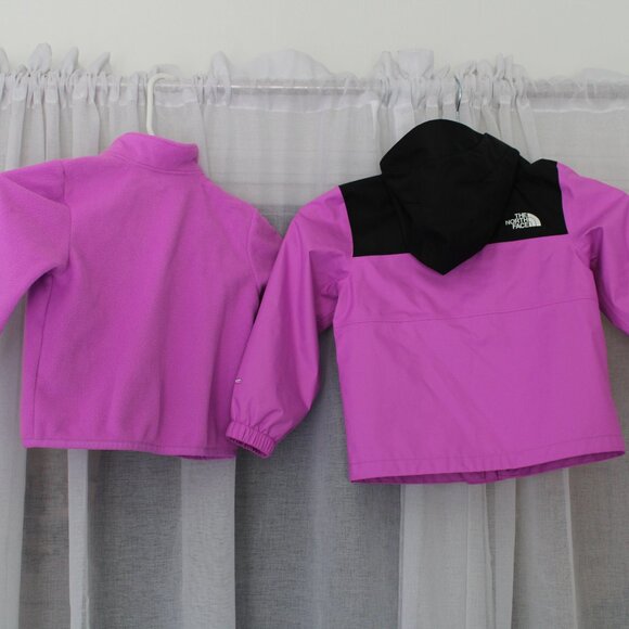 The North Face DryVent Infant Baby Girl Lined Windbreaker Jacket Fleece Size 2T - Picture 12 of 15